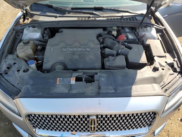 1LN6L9HK8H5607009 - 2017 LINCOLN CONTINENTA ვერცხლისფერი ფოტო 11