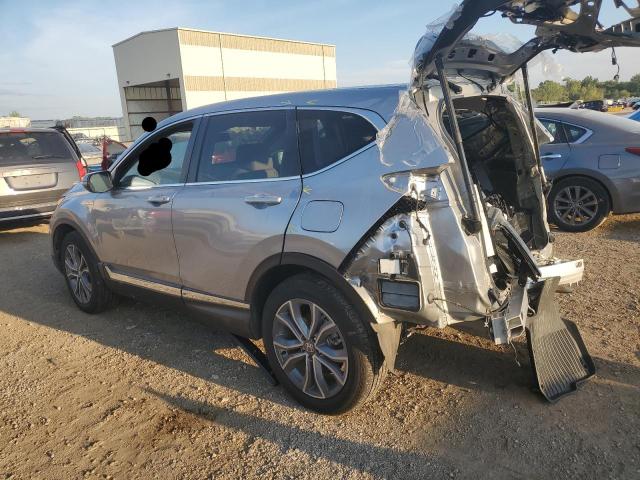 7FART6H91LE020336 - 2020 HONDA CR-V TOURING SILVER photo 2