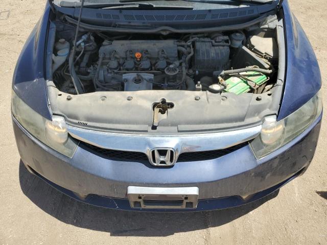 19XFA16539E021302 - 2009 HONDA CIVIC LX BLUE photo 11
