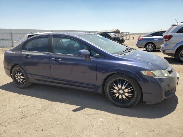 19XFA16539E021302 - 2009 HONDA CIVIC LX BLUE photo 4