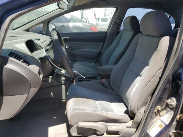19XFA16539E021302 - 2009 HONDA CIVIC LX BLUE photo 7