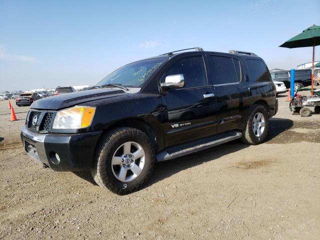 5N1AA08B86N721939 - 2006 NISSAN ARMADA SE BLACK photo 1