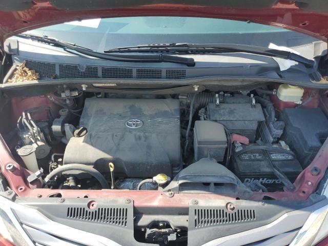 5TDYK3DC3GS738224 - 2016 TOYOTA SIENNA XLE 勃艮第红 照片 12