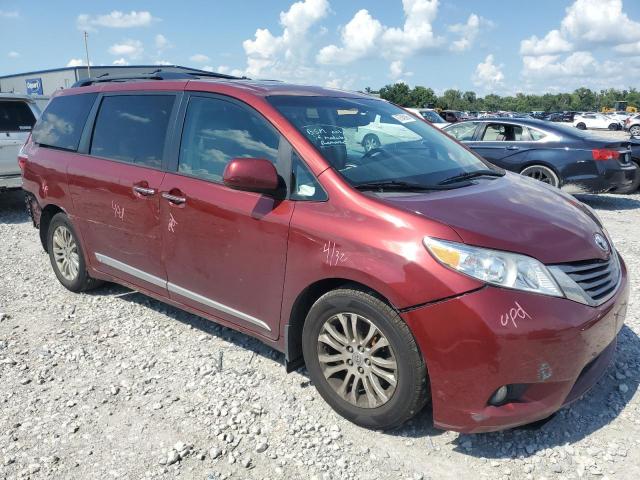 5TDYK3DC3GS738224 - 2016 TOYOTA SIENNA XLE 勃艮第红 照片 4