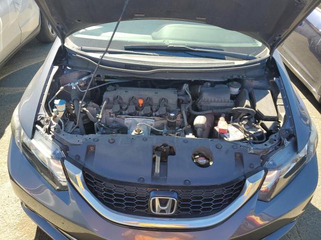 19XFB2F97EE259363 - 2014 HONDA CIVIC EXL ნაცრისფერი ფოტო 11
