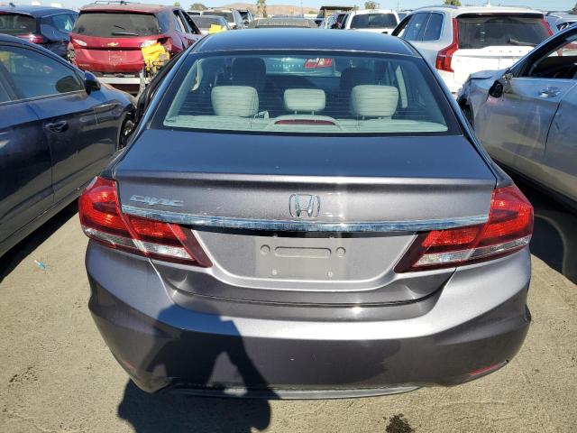 19XFB2F97EE259363 - 2014 HONDA CIVIC EXL GRAY photo 6