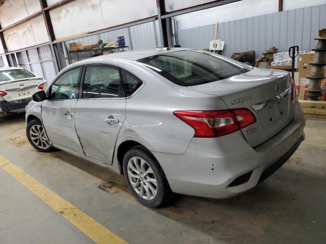 3N1AB7AP1KY339218 - 2019 NISSAN SENTRA S SILVER photo 2