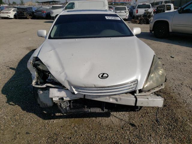 JTHBA30G545007523 - 2004 LEXUS ES 330 WHITE photo 5