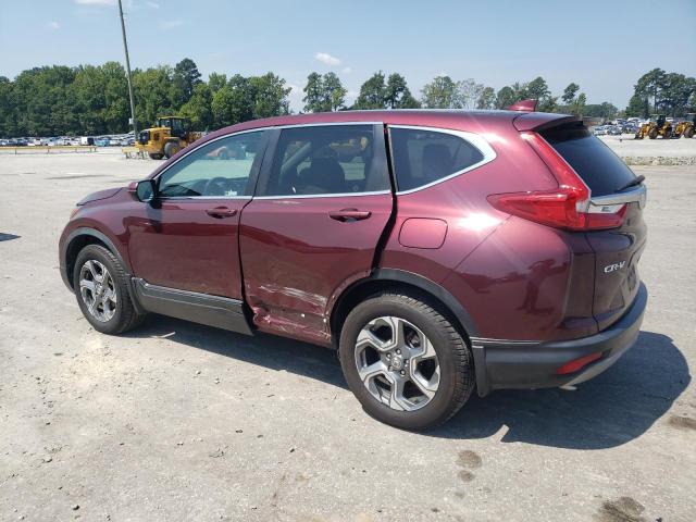 5J6RW2H59KL005257 - 2019 HONDA CR-V EX BURGUNDY photo 2