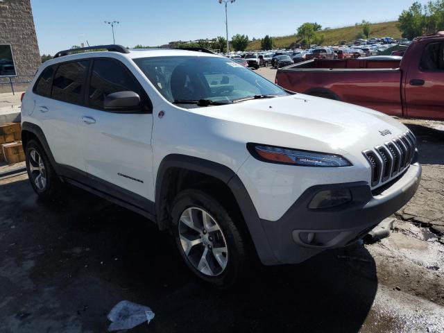 1C4PJMBS7FW522406 - 2015 JEEP CHEROKEE TRAILHAWK WHITE photo 4