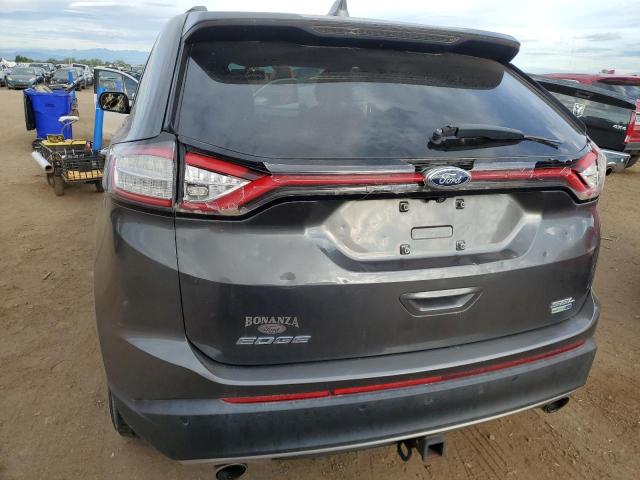 2FMPK4J99HBC21812 - 2017 FORD EDGE SEL GRAY photo 6