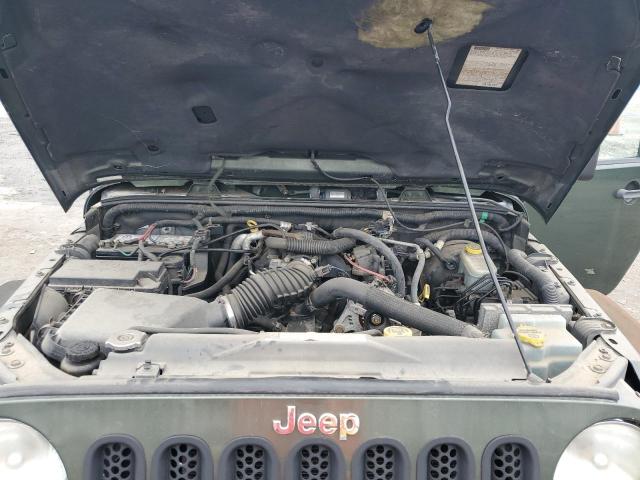 1J4GA59197L161289 - 2007 JEEP WRANGLER SAHARA Կանաչ լուսանկար 11