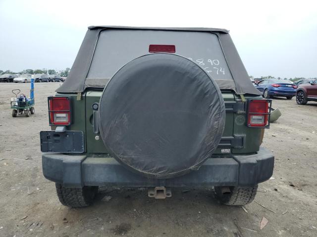 1J4GA59197L161289 - 2007 JEEP WRANGLER SAHARA Կանաչ լուսանկար 6