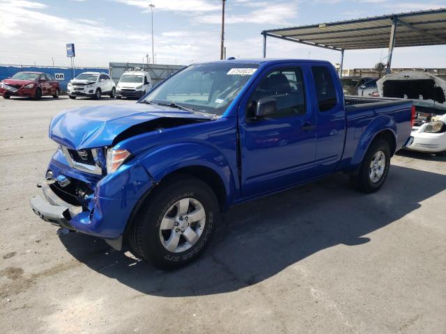 1N6BD0CT3DN762649 - 2013 NISSAN FRONTIER S BLUE photo 1