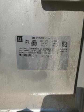 1G11B5SL9FF313145 - 2015 CHEVROLET MALIBU LS ბეჟი ფოტო 12