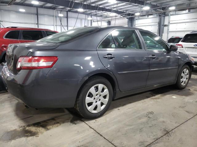 4T4BF3EK7AR004982 - 2010 TOYOTA CAMRY BASE GRAY photo 3