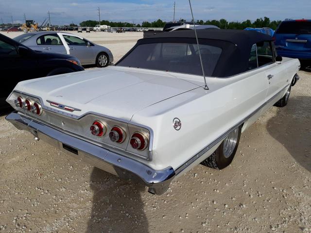 31867J329195 - 1963 CHEVROLET IMPALA  SS WHITE photo 3