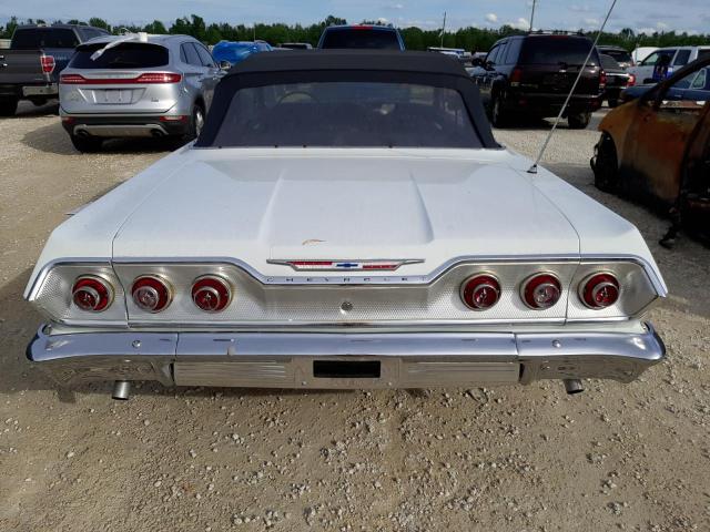 31867J329195 - 1963 CHEVROLET IMPALA  SS WHITE photo 6