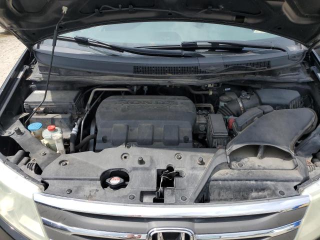 5FNRL5H63BB010434 - 2011 HONDA ODYSSEY EXL BLACK photo 12