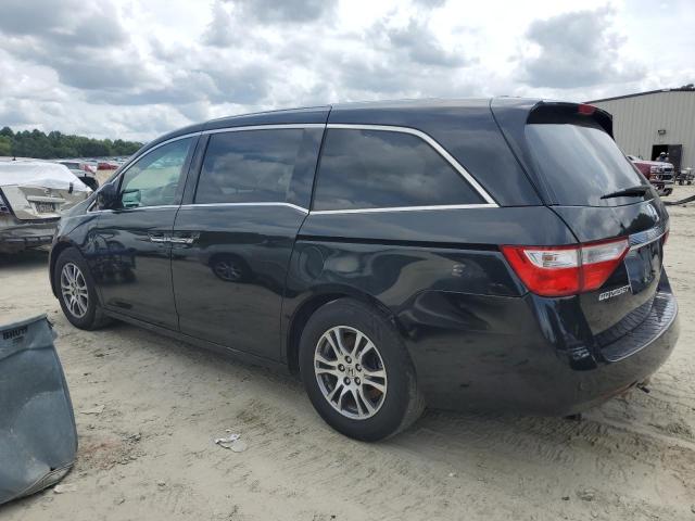 5FNRL5H63BB010434 - 2011 HONDA ODYSSEY EXL BLACK photo 2