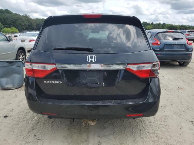 5FNRL5H63BB010434 - 2011 HONDA ODYSSEY EXL BLACK photo 6