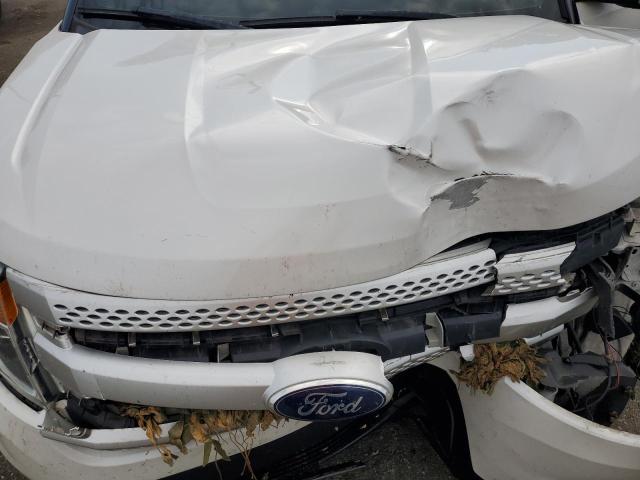 1FM5K7D81DGC79010 - 2013 FORD EXPLORER XLT თეთრი ფოტო 12