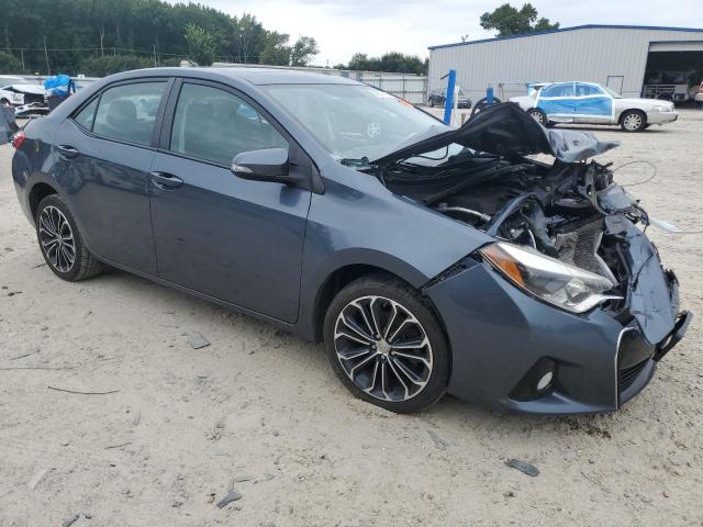 2T1BURHE2GC624612 - 2016 TOYOTA COROLLA L BLUE photo 4