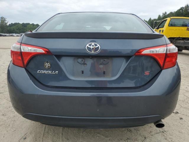 2T1BURHE2GC624612 - 2016 TOYOTA COROLLA L BLUE photo 6