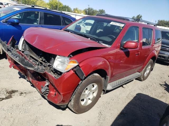 5N1AR18W25C775412 - 2005 NISSAN PATHFINDER LE 勃艮第红 照片 1