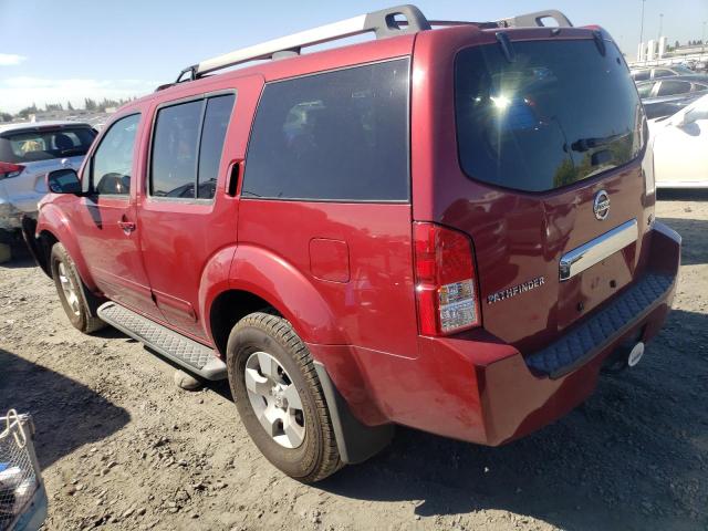 5N1AR18W25C775412 - 2005 NISSAN PATHFINDER LE 勃艮第红 照片 2
