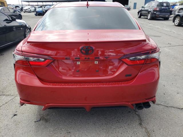 4T1G11AK9PU123473 - 2023 TOYOTA CAMRY SE NIGHT SHADE RED photo 6