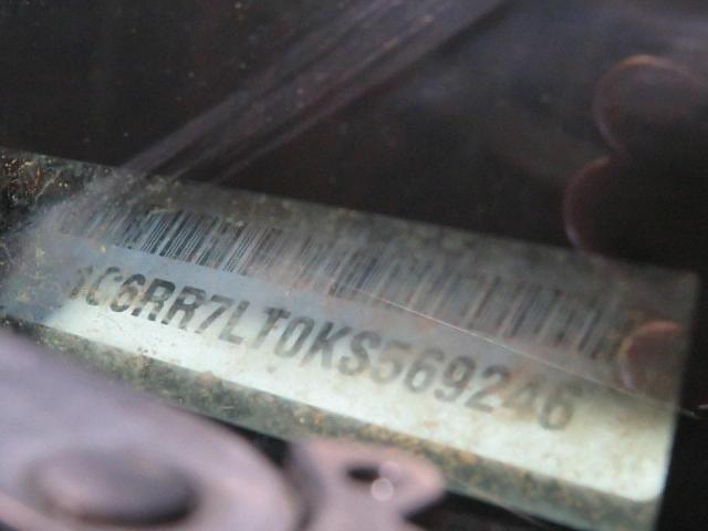 1C6RR7LT0KS569246 - 2019 RAM 1500 CLASS SLT შავი ფოტო 10