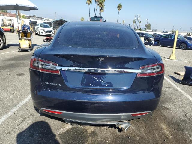 5YJSA1CN8DFP06000 - 2013 TESLA MODEL S BLUE photo 6