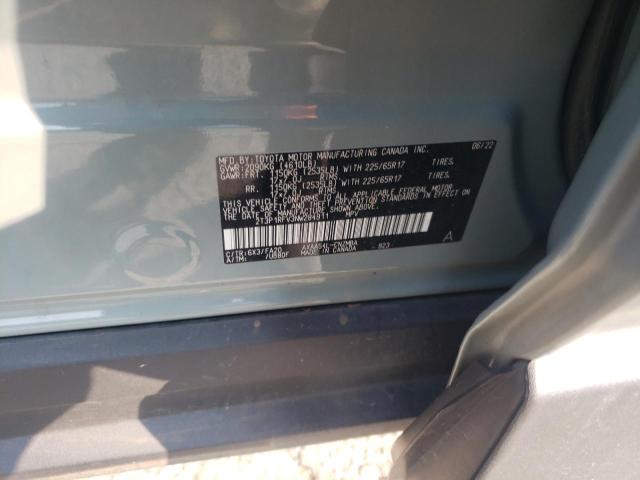 2T3P1RFV3NW284911 - 2022 TOYOTA RAV4 XLE 银色 照片 13