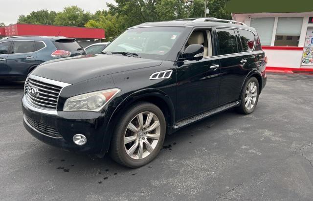 JN8AZ2NE7D9042486 - 2013 INFINITI QX56 BLACK photo 2