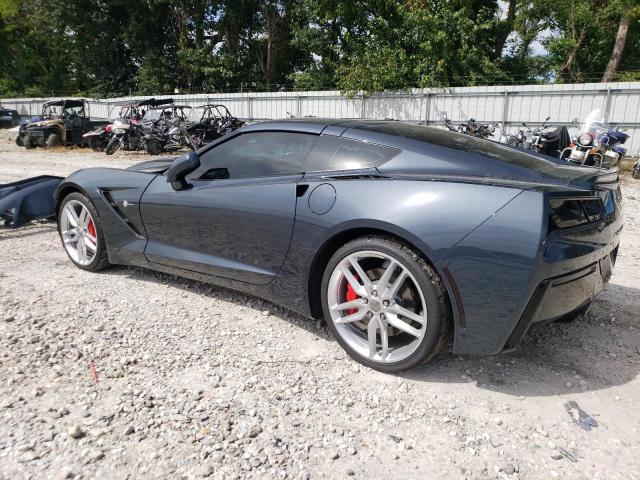 1G1YA2D73K5115709 - 2019 CHEVROLET CORVETTE STINGRAY 1LT BLUE photo 2