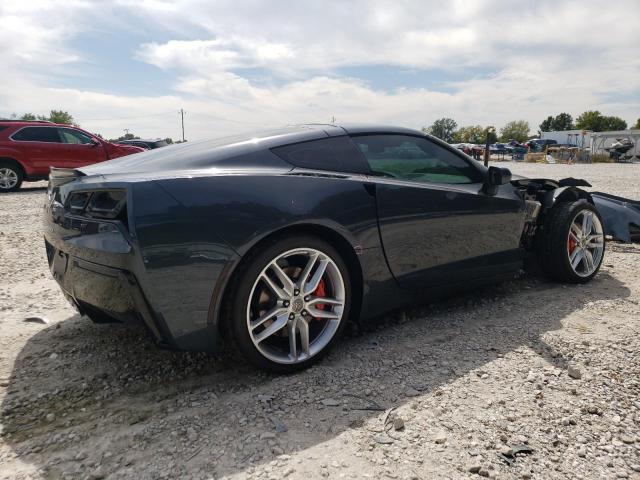1G1YA2D73K5115709 - 2019 CHEVROLET CORVETTE STINGRAY 1LT BLUE photo 3