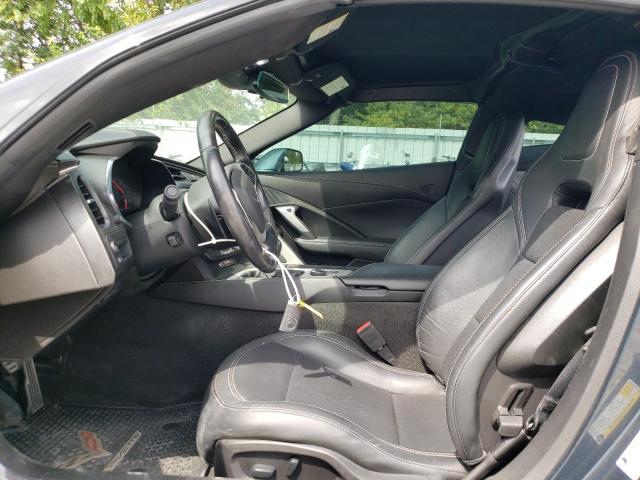 1G1YA2D73K5115709 - 2019 CHEVROLET CORVETTE STINGRAY 1LT BLUE photo 7