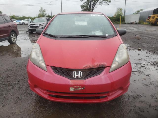 JHMGE8G36AC805207 - 2010 HONDA FIT DX-A RED photo 5