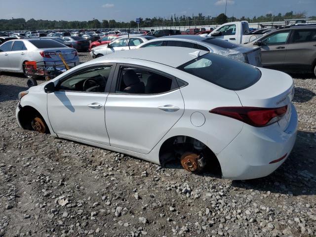 5NPDH4AE8FH553597 - 2015 HYUNDAI ELANTRA SE WHITE photo 2