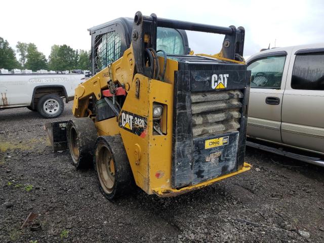 CAT0242DTDZT03294 - 2017 CATERPILLAR SKIDSTEER YELLOW photo 3