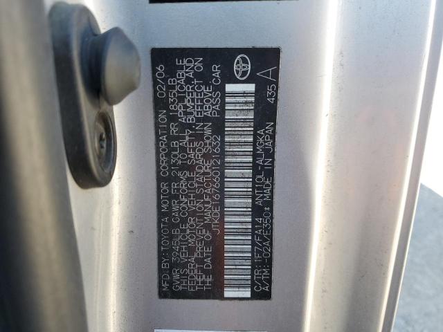 JTKDE167660121632 - 2006 TOYOTA SCION TC 银色 照片 12