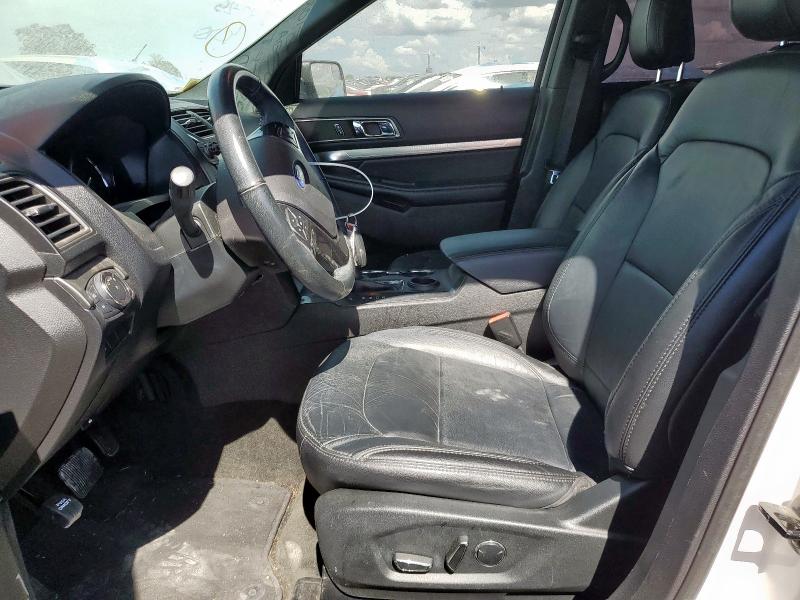 1FM5K7D89JGA55026 - 2018 FORD EXPLORER XLT WHITE photo 7