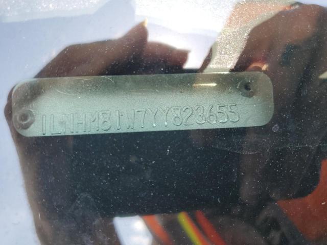 1LNHM81W7YY823655 - 2000 LINCOLN TOWN CAR EXECUTIVE Կապույտ լուսանկար 12