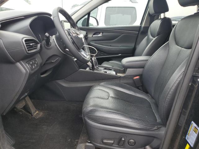 5NMS3CAA8LH278593 - 2020 HYUNDAI SANTA FE SEL BLACK photo 7