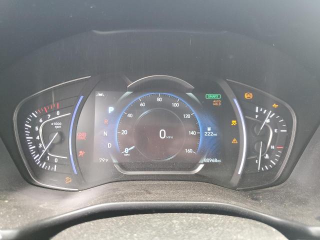 5NMS3CAA8LH278593 - 2020 HYUNDAI SANTA FE SEL BLACK photo 9