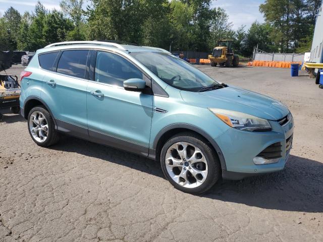 1FMCU0J93DUC03327 - 2013 FORD ESCAPE TITANIUM TURQUOISE photo 4