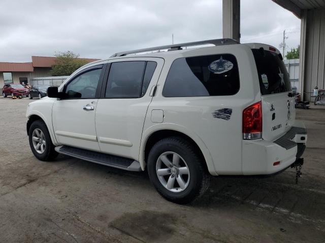 5N1AA0ND5BN608000 - 2011 NISSAN ARMADA SV WHITE photo 2