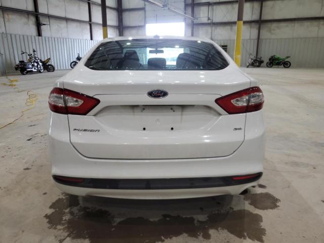3FA6P0H77DR182606 - 2013 FORD FUSION SE WHITE photo 6