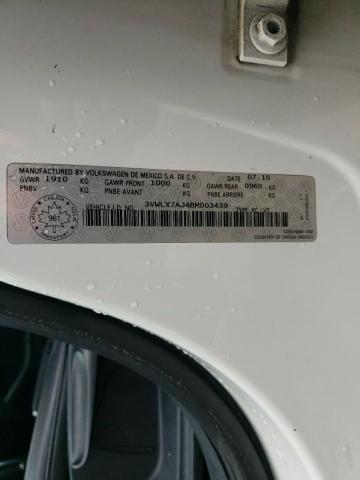 3VWLX7AJ4BM003439 - 2011 VOLKSWAGEN JETTA SEL 白色 照片 13